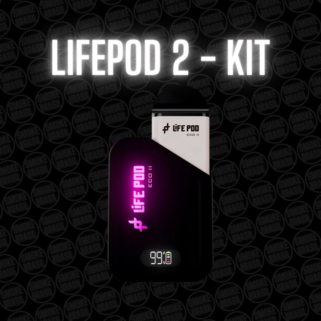 COMPRA SEGURA KIT LIFEPOD 2 COM REFIL 10 MIL PUFFS NO VAREJO